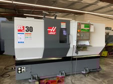 Haas #DS-30, dual spindle CNC turning center, 31.7" swing, 26" centers, 8" chuck, 12 turret, 30 HP, 2017