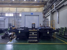 5.11" Daewoo Doosan #DBC130-II, horizontal boring mill table type, 90 automatic tool changer, 118" X, 88.5"Y