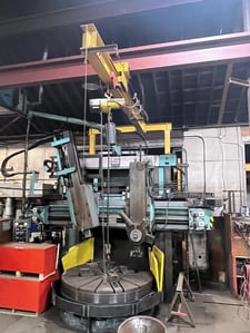 82.6" Summit #SC2000, vertical turret lathe, Newall digital read out