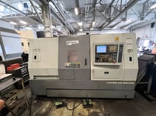 Hyundai Kia #SKT-250M, CNC lathe, 24.4" swing, 10" chuck, 3.2" bar, 16.14"dia., 27.56"lgth, tool presetter