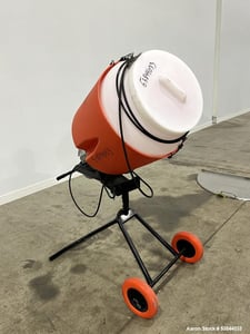 Kushlan #450DD, Multi-Purpose Mixer, 4.5 cu.ft. polyethylene drum capacity, 22" x 28" drum, 200 lbs. max.