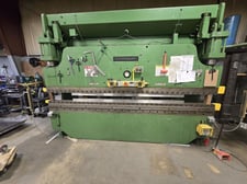 90 Ton, Cincinnati #90ASx10FT, CNC press brake, 10' overall, 102" between housing, 8" stroke, 7" throat, 25 HP