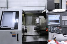 Okuma #LB-35III, CNC lathe, 27.5" swing, 15" chuck, 3.54" hole, 36.2" centers, 18.11" dia., 33.46" lgth, JIS