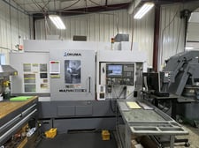 Okuma #Multus-B200W, CNC lathe, 23.6" swing, 8" chuck, 2.44"bore, 29.5" centers, OSP P200L, tool presetter