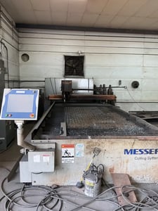 Messer #EdgeMax-8X12, plasma cutters, 6' x12'tbl., 260 Amps., Hypertherm Power Source, 2012