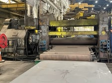 McKay, Plate Leveler, 13" diameter x 96" L x 11 rolls, 150 HP, w/ conveyor