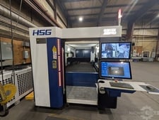 HSG #G3015X Pro m 20000 watt, Raycus 2G Dual Pallet Fiber Laser, 5' x 10', 2023