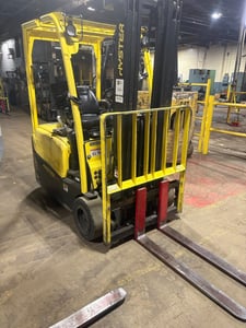 4000 lb. Hyster #J40XNT, Electric Forklift, 24" Load Center, 3-Wheel, 42" or 48" standard forks, Pneumatic
