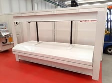 Italpresse #V/2, motorized downstroke cold, 98.4" x 47.2" platen, 25.6" opening, 0.75 HP, 380/400 V., 50/60