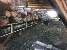 Jackson #30D10H, Shaving Mill, 66" Hopper Box, 24" x 20' belt conveyor, 32' Log Deck, Knife Sharpener, 2002