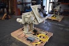 1500 lb. Pandjiris #15-4AB, Welding Positioner w/TJ-20 Gripper Chuck, 0.08-1.60 RPM, 24" x 24" Table, 0-150°