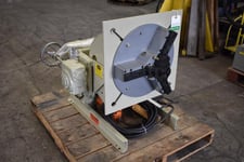 1500 lb. Pandjiris #15-4FB, Welding Positioner, manual tilt, 15" Gripper chuck, 120 V.