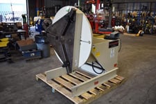4500 lb. Pandjiris #45-12AB, Welding Positioner, 600 Amp. copper ground, Powered Gear Tilt, 460 V., C-48