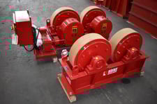 50 Ton, Koike Ransome #50PRM/25IRM, Micarta Turbine Rotators, 8-32" diameter range, 1.3-63 IPM, 460 V.