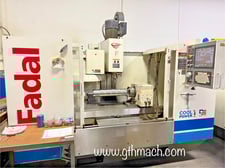 Fadal #VMC4020, vertical machining center, 4th Axis, 15,000 RPM, 40" X, 20" Y, 20" Z, 21 automatic tool