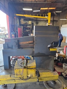 4" x 4" x 3/8" HMI #7010-25, ironworker, 70 Ton