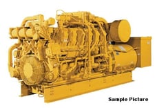 615 KW Caterpillar #G3512 TA, Natural Gas generator set, 480 Volts