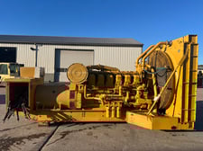 1100 KW Caterpillar #SR4, Open Skid Gen Set, #3512 diesel engine, 1650 HP, 313 Hrs