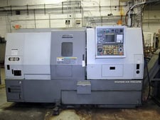 Hyundai Kia #SKT21LMS, CNC lathe, 9.84" chk, 2.559" bore, Fanuc 21i-TB, 2006