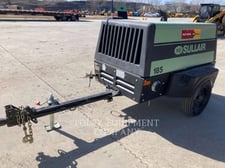 185 cfm, 100 psi, Sullair #185DPQ, portable air compressor, 580 hours, 2021