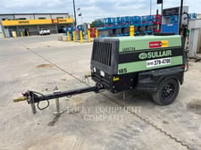 185 cfm, 100 psi, Sullair #185DPQ, portable air compressor, 1550 hours, 2021