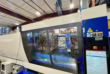 500 Ton, 15.87 oz., Victory #1060H/210W/500-Combi-US, horizontal two shot injection molder, 70.07" daylight