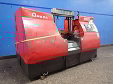 24" x 33" Amada #HFA530, Horizontal Band Saw, 200/220 V., 2.5" blade, 2005