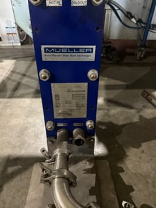 Paul Mueller, Accu-Therm, Plate Heat Exchanger, AT4, ICC-150, 18 Plates, Stainless Steel