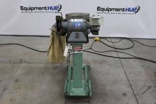 6" Baldor #7307, pedestal grinder with dust collector, 1/2 HP, 115 V.