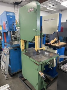 Northfield #27-VERT, Vertical Band Saw, 15" under guide, 25" x 25" table