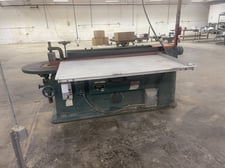 Oakley #H-5, Double-Sided Oscillating Edge Sander, 9" x 55" Platen, 11" x 62" Side Tables, 27" x 21" End