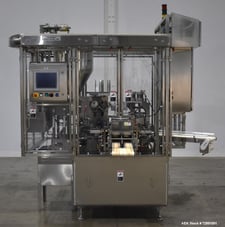 Modern #DR, Rotary Dual Cup Filler & Heat Sealer, 60-80 CPM, 5-32 oz. Stainless Steel, AB Control & drives