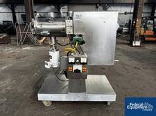 Processall #20HV, Plow Mixer, Stainless Steel, .7 cu.ft., 20L, 1 HP, cantilever plows, jacketed chamber