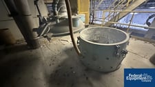 1500 Liter Gunther Papenmeier, High Intensity Mixer, 400 HP, Stainless Steel jacketed bowl, pneu valve, 460