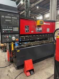 88 Ton, Amada #FBD-8025-EX-II, CNC press brake, 8' overall, 86.6" between housing, 3.937"stroke, 15.7"throat
