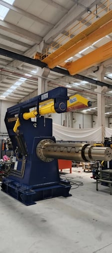 72" x .157" Alcos, Double Loop Slitting & Banding Line, Dual Head, 60000 lbs., 20-24" ID, 8" arbor, 400/1000