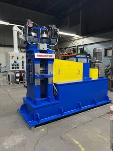 2" x 8" x 8" IRM #8020, 2-High/4-High Combination Rolling Mill, Satin, D2, 25 HP, New