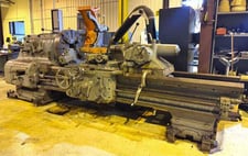 34" x 72" Axelson #32, engine lathe, 25" swing over cross slide, 4-jaw 20" chuck, thread dial, steady rest