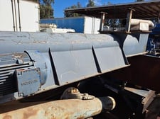 18" diameter x 16' long, Stainless steel screw conveyor, 5 HP drive