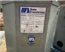 10 KVA 240/480 Primary, 120/240 Secondary, 3 phase dry step down transformer, 3R, sold as is, (6 available)