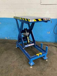 2000 lb. Verti-Lift, hydraulic lift table, 48" x 24" table, 42" table raised height, 1 HP