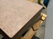 24" x 3 6" x 6" Starrett, pink grade B granite surface plate