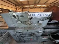 19" x 80" Summit #19X4X80, gap bed engine lathe, inch/metric, 4-jaw 16" chuck, taper attachment, 15 HP