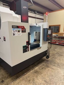 SMEC #PCV-430, vertical machining center, 27.6" X, 16.9" Y, 20.1" Z, 27.4 HP, 10000 RPm, 24 automatic tool