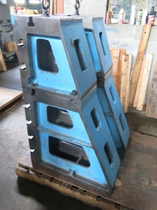 48" Heavy Duty T-Slotted Cast Iron Angle Plates