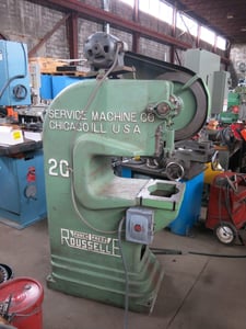 15 Ton, Rousselle #2G, Deep Throat Punch Press,