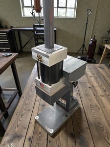 1 Ton, Dake #901220, Air Press, 4 stroke, 8" daylight, 1.25" ram, 5" throat, 100 psi, 2014