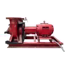 1800 GPM @ 50' TDH, Bell & Gossett #VCS-10X10X13, Vertical Centrifugal Split Case Pump, 40 HP, 1200 RPM, 175