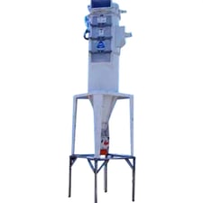 85 sq.ft., Kice Industries #HRB 12-6, Vertical Dust Collector, (12) 4" x 69" Filters, 1/2 HP, 1995
