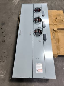 200 Amps, Eaton 1MP3206RRLB, 3 Meter Stack, 120/240 VAC, 1ph, 3 Wire, AS IS